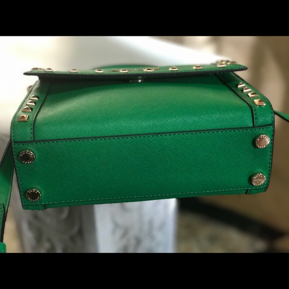 Michael Kors studded dillon satchel bag+wallet set - Picture 5 of 8